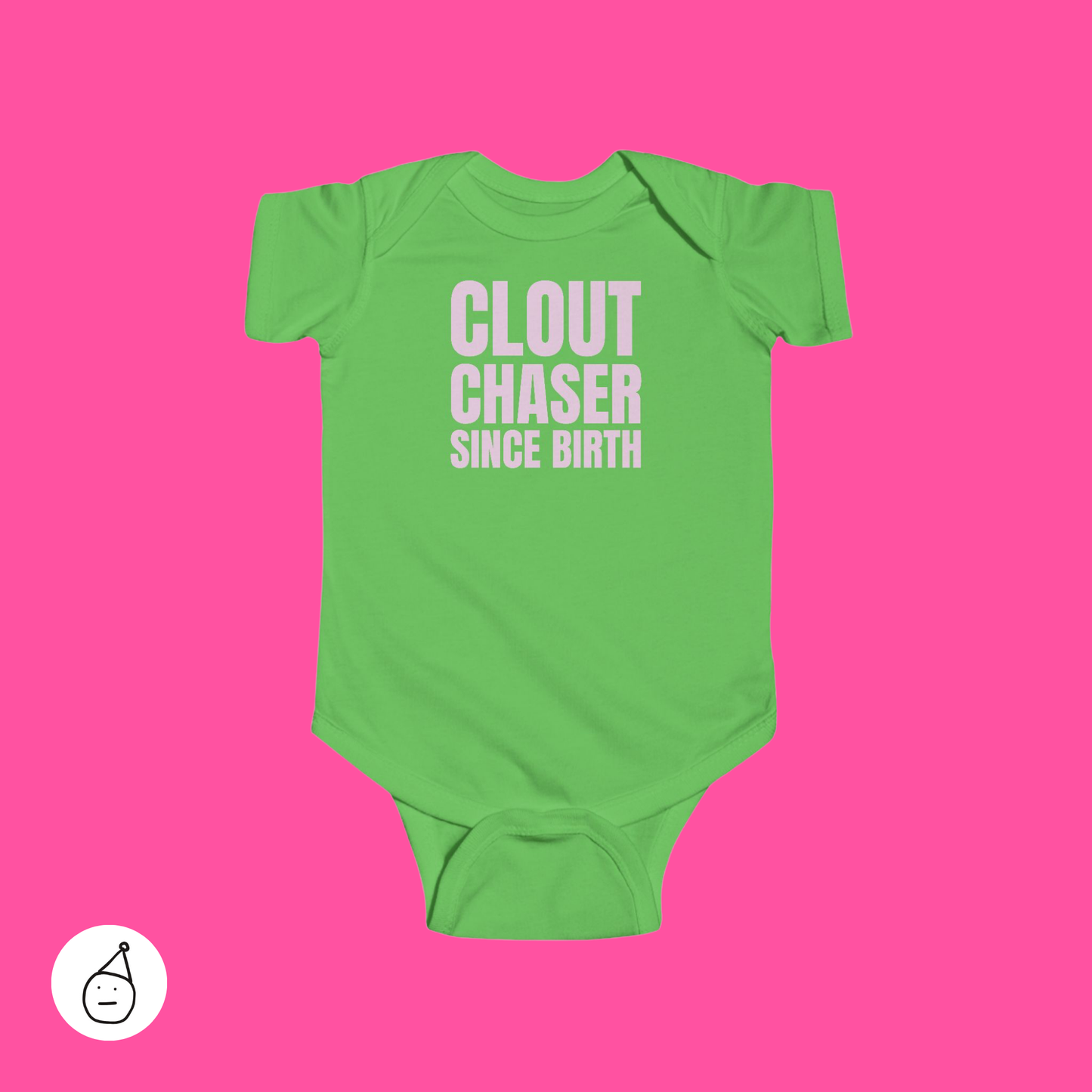 Clout chaser baby grow