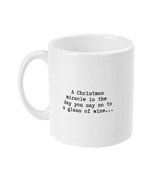 Glass of wine mug