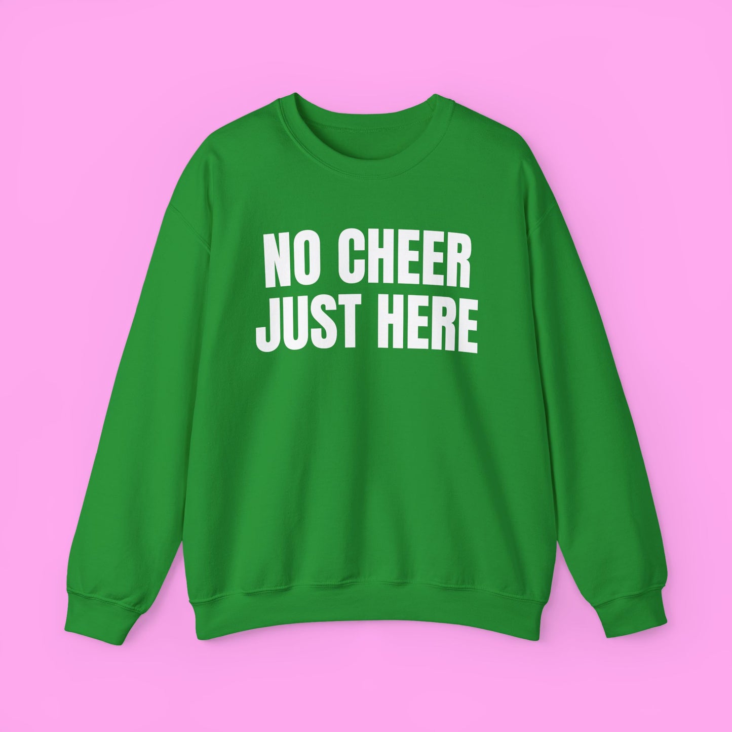 No Cheer Just Here