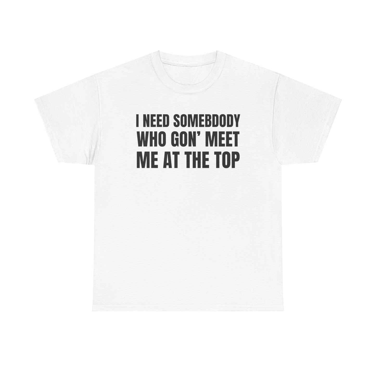 At the top | Drake tee