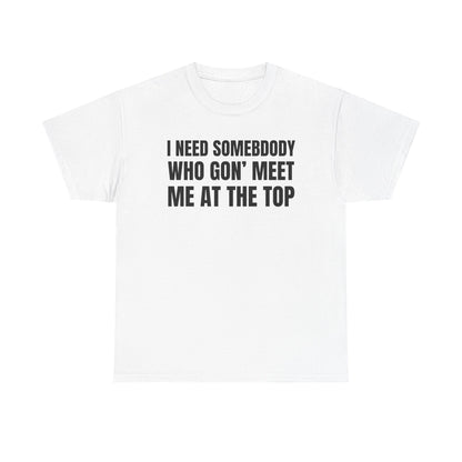 At the top | Drake tee