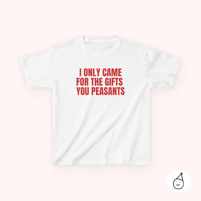 Kids Came For The Gifts