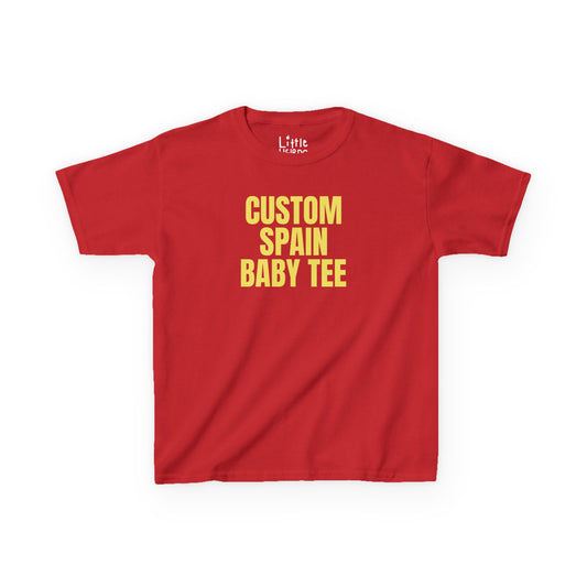 Custom Spain Baby Tee