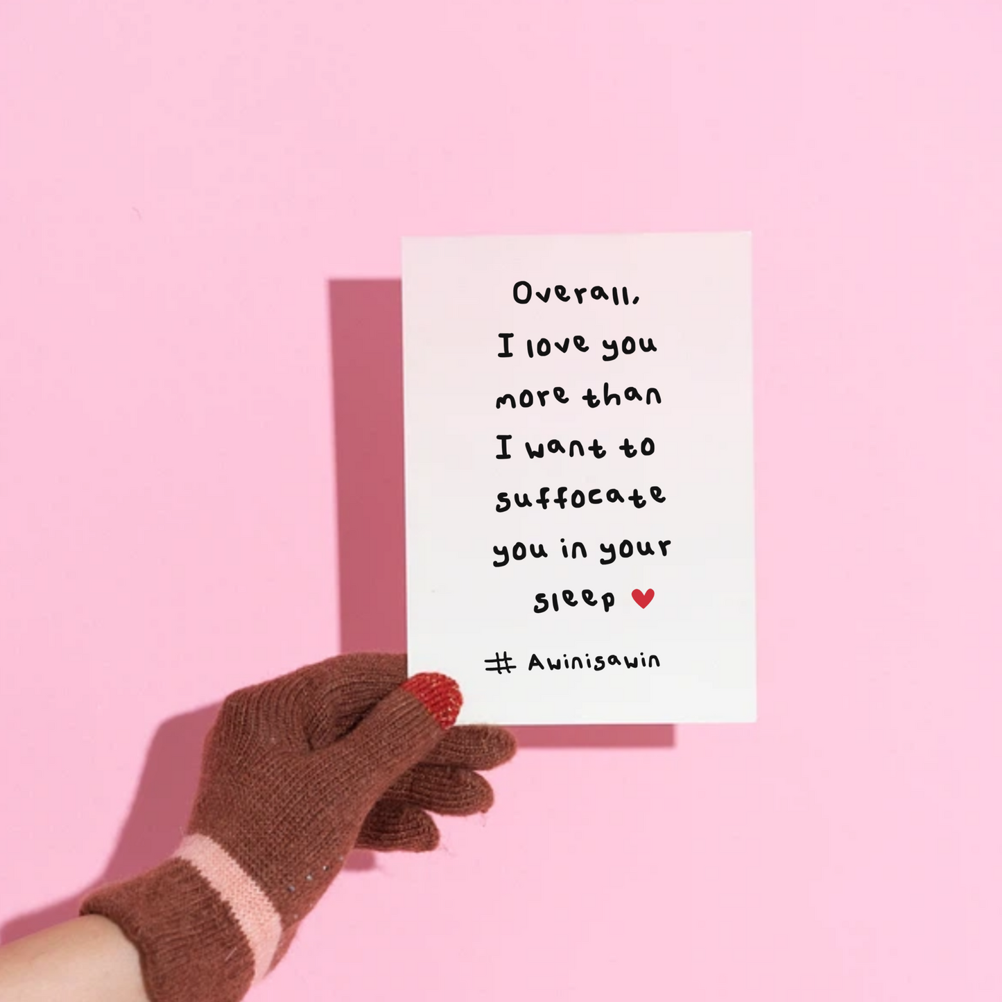 Suffocate you card