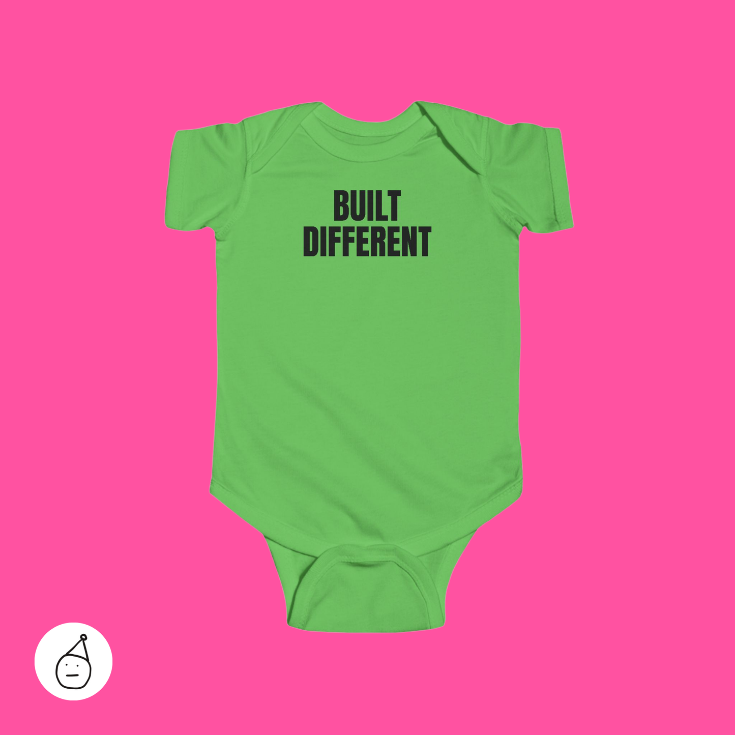 Built different baby grow