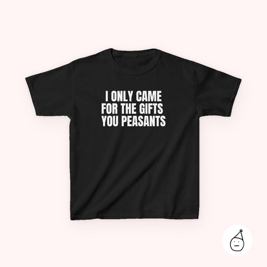 Kids Came For The Gifts