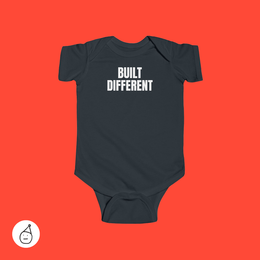 Built different baby grow