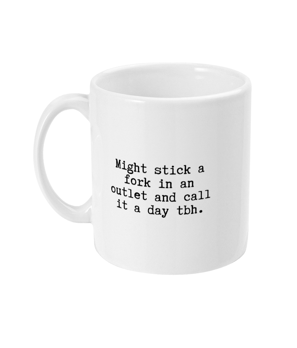 Stick a fork mug