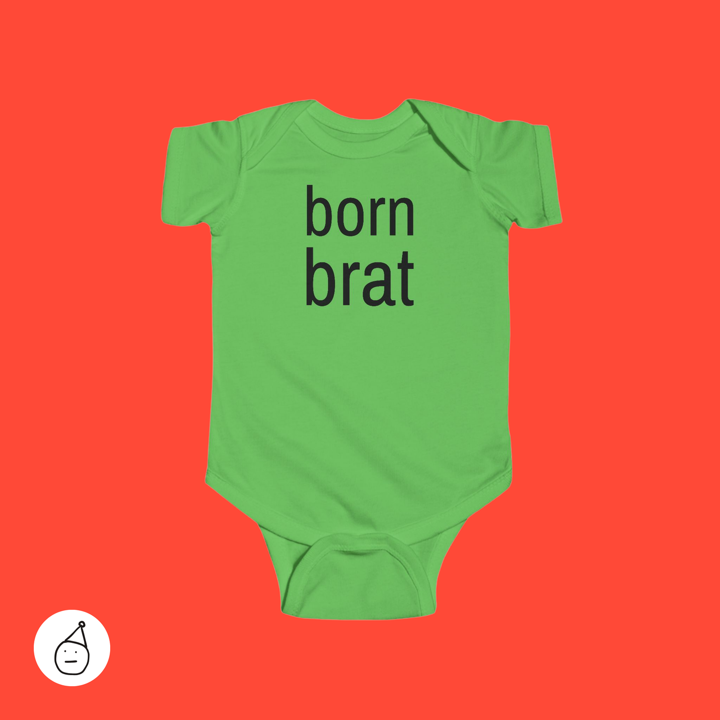 Custom brat baby grow