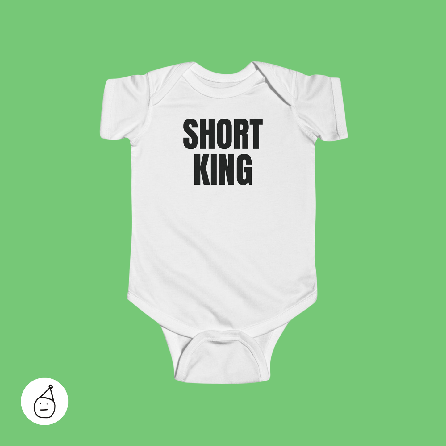 Short king baby grow