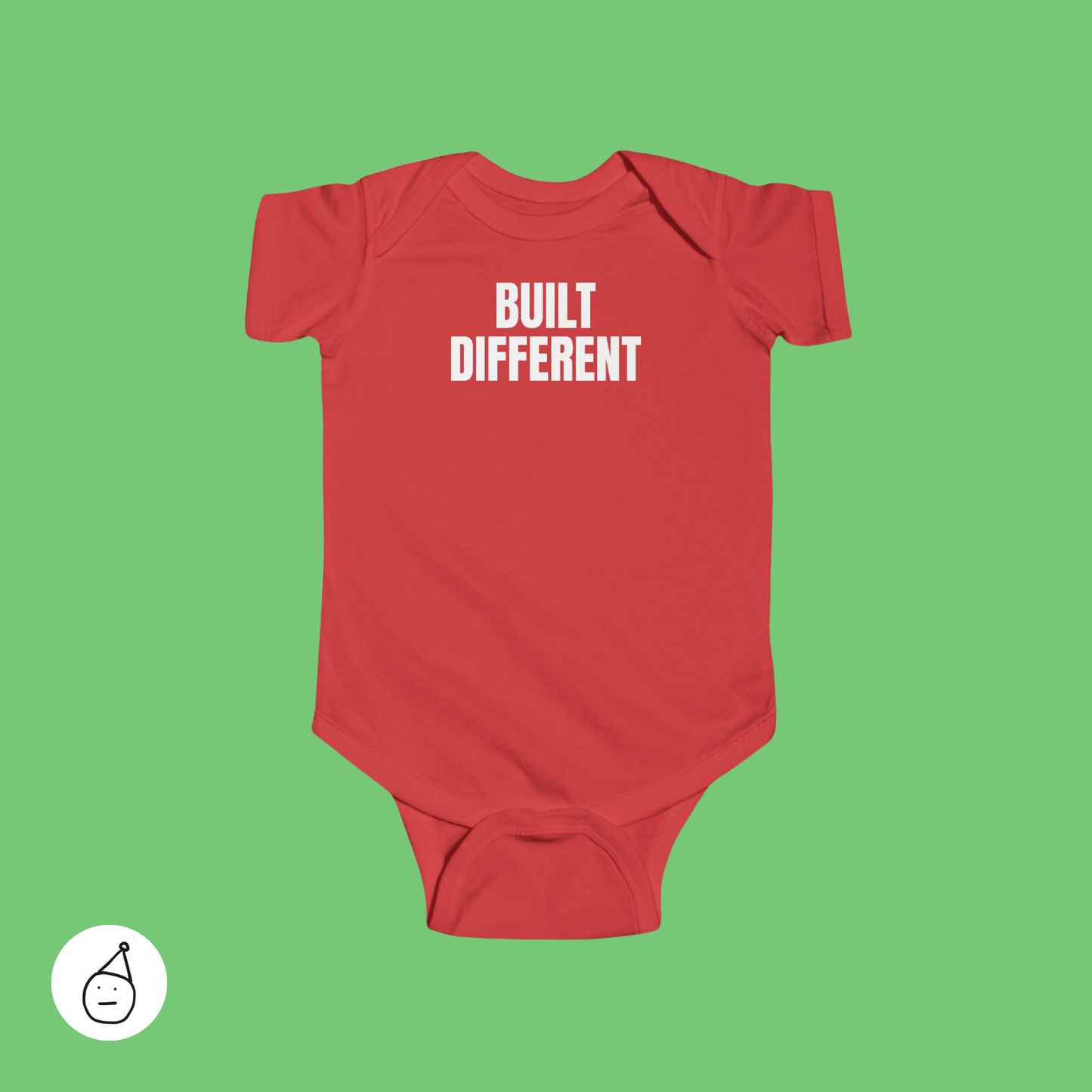 Built different baby grow