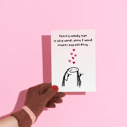 Piss off daily card