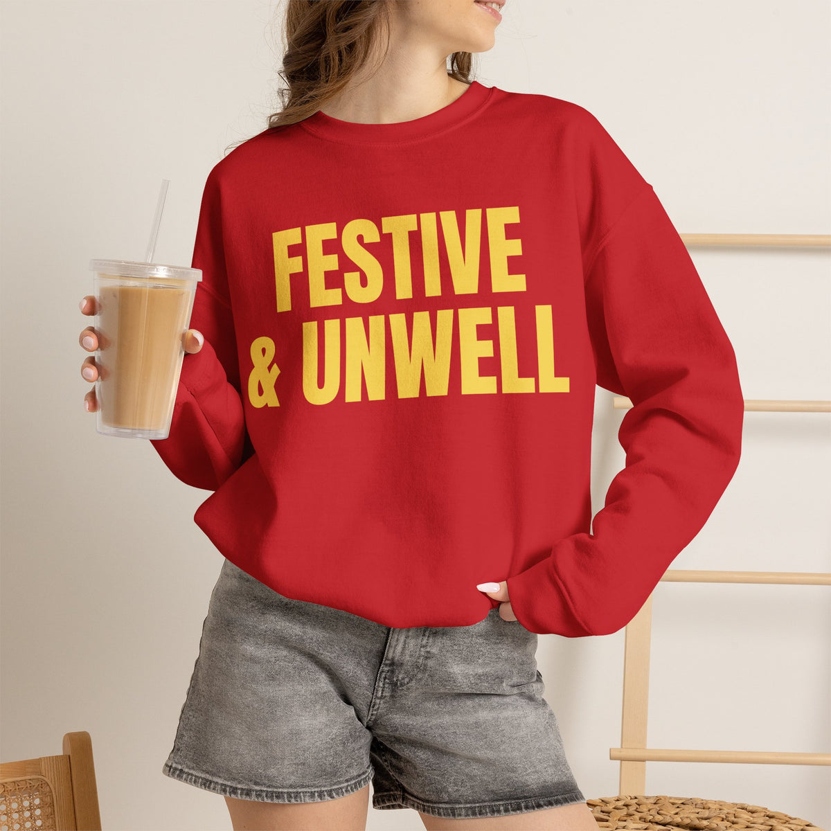 FESTIVE & UNWELL SWEAT