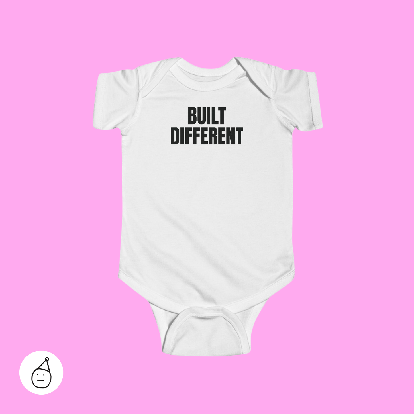 Built different baby grow