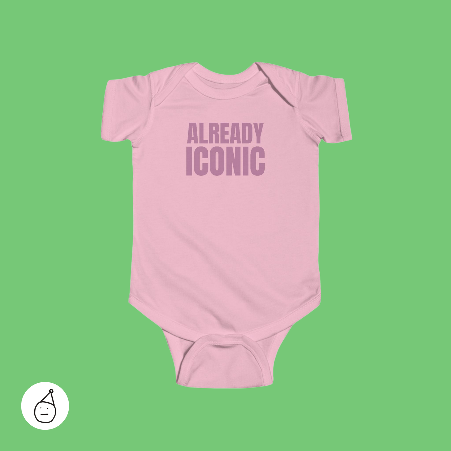 Already Iconic baby grow