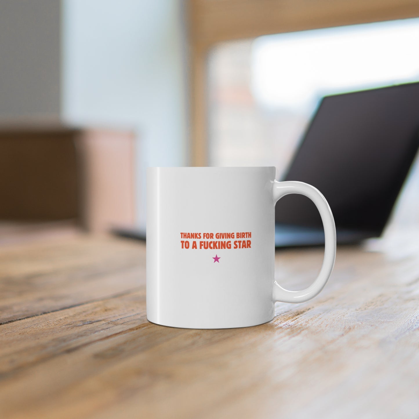Giving birth to a star mug