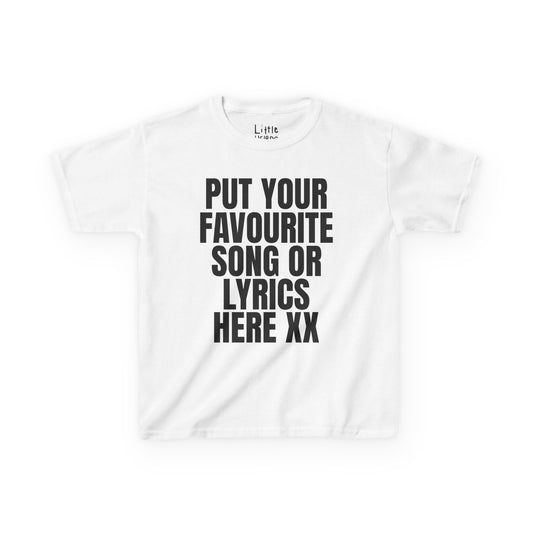 Custom Lyric Baby Tee