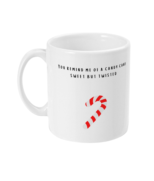 Candy cane mug