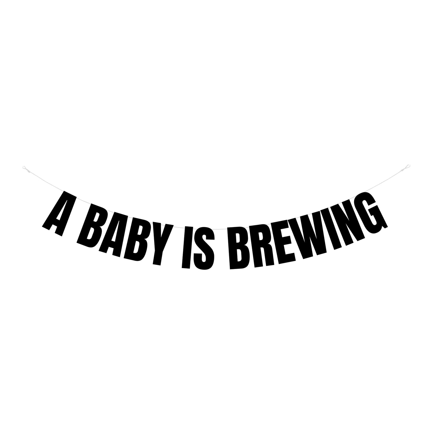 A baby is brewing banner