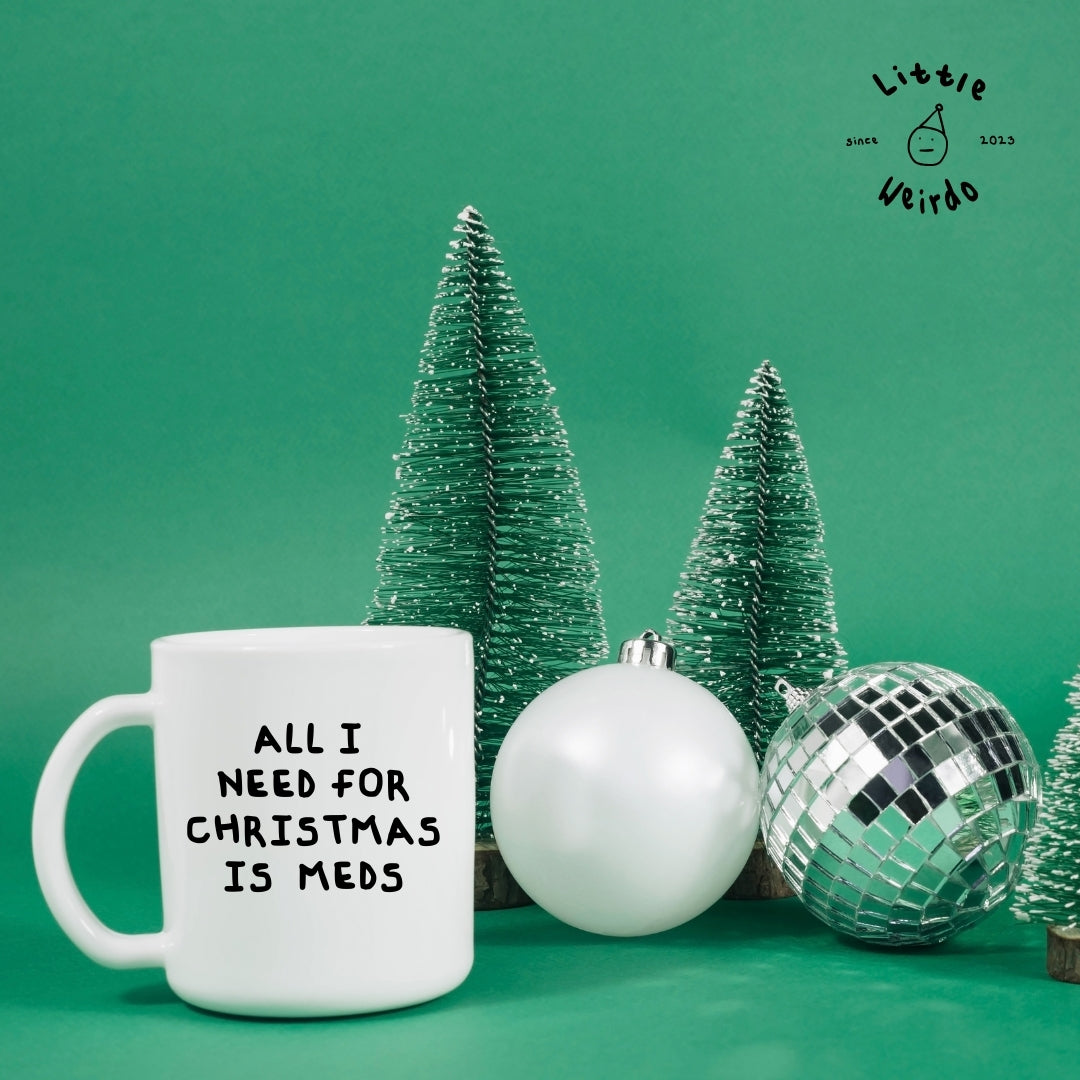 Christmas meds mug