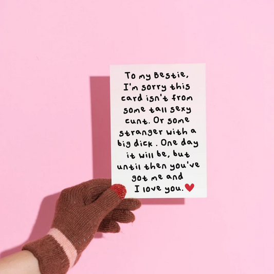 To my Bestie card