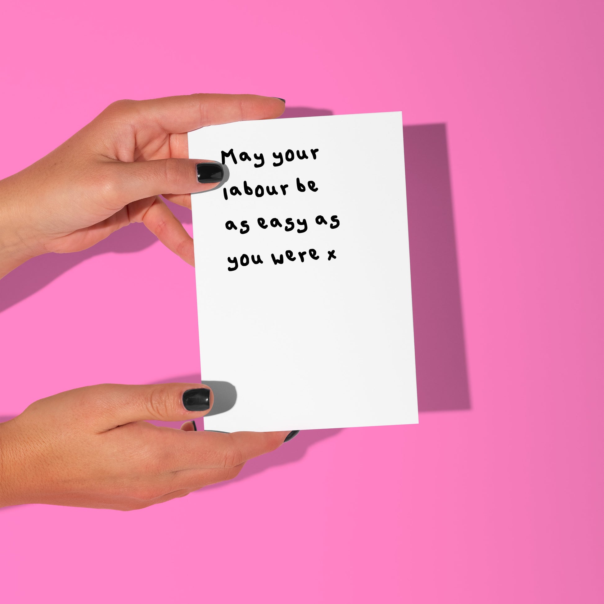 funny baby shower card