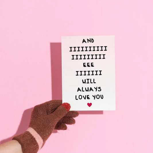 Always love you card