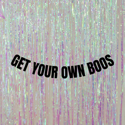 Get your own boos banner