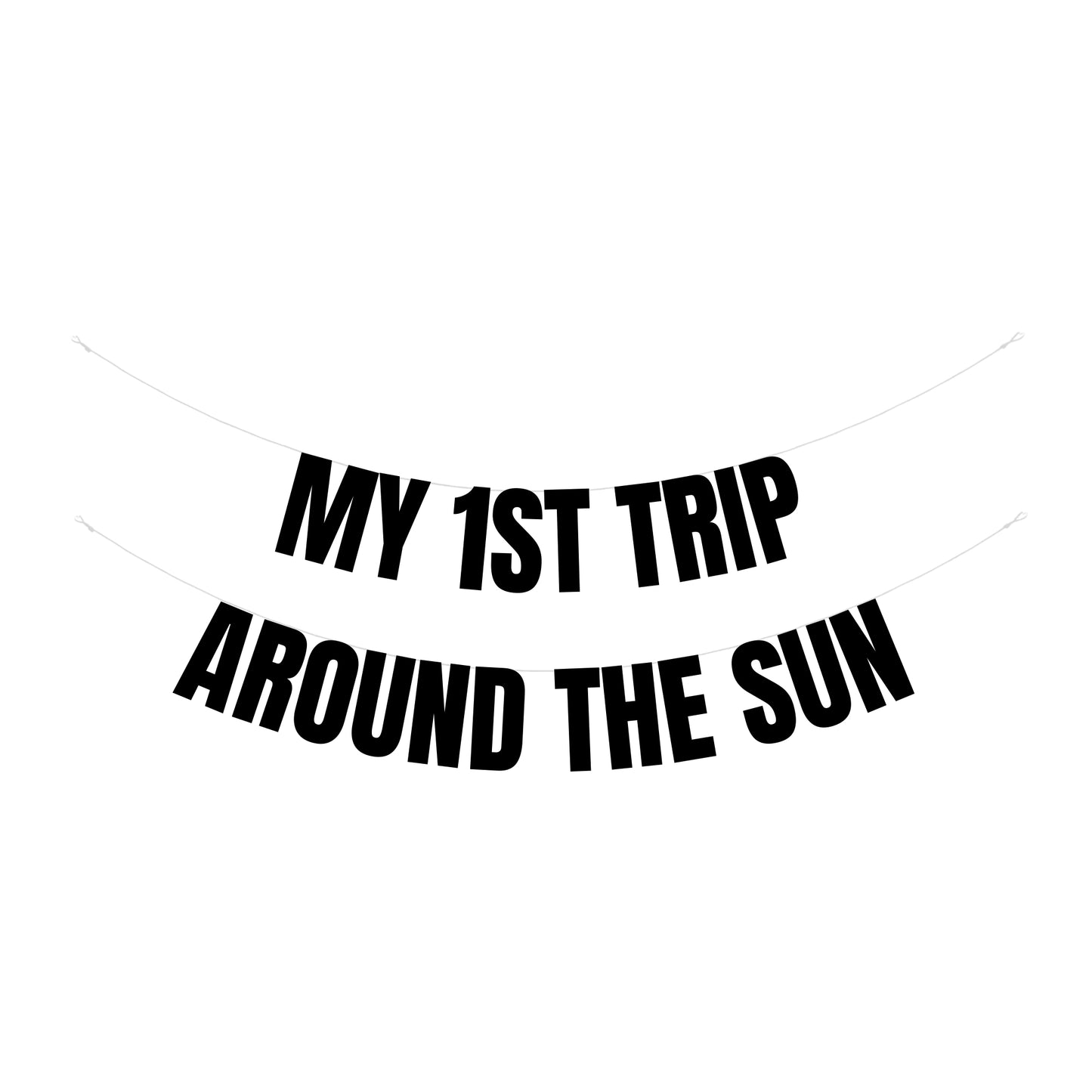 My 1st trip around the sun banner