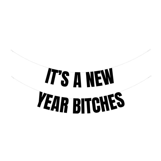 It's a new Year banner