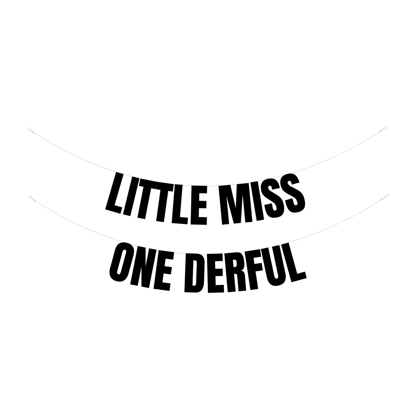 Little Miss One-derful banner