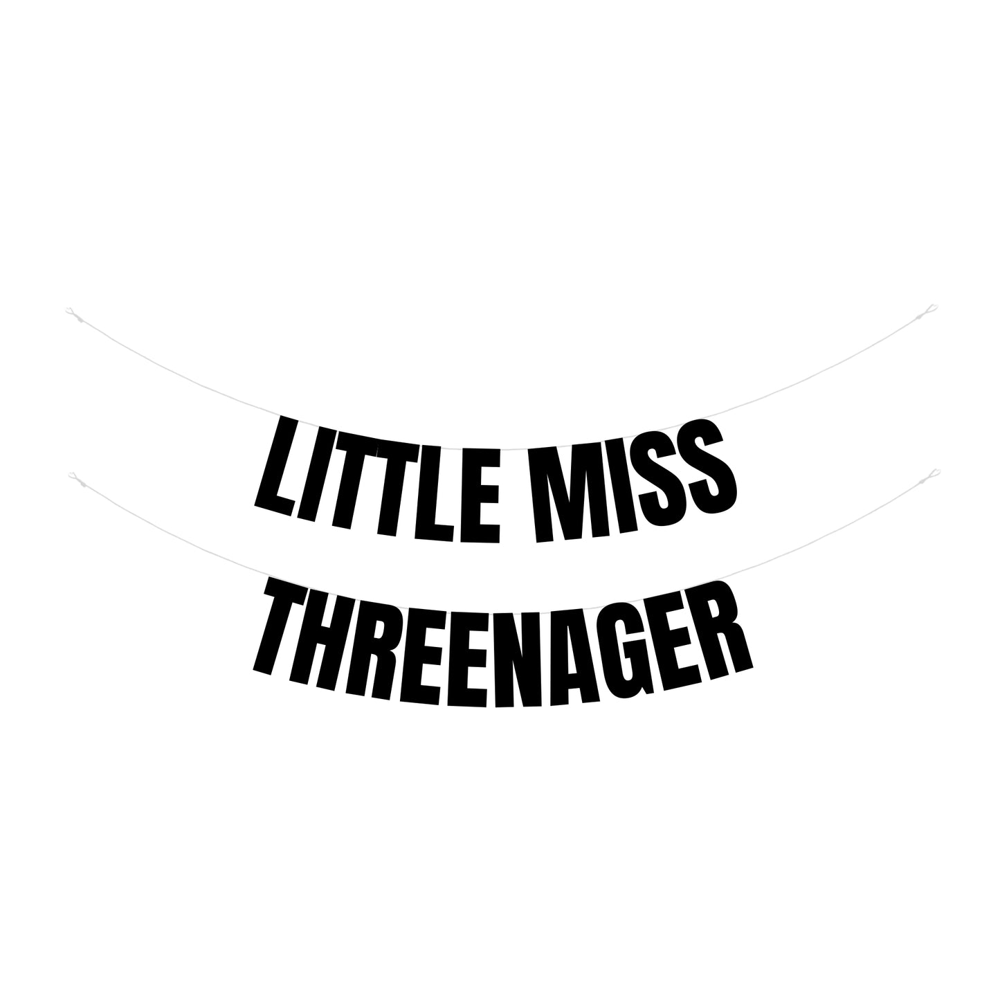 Little Miss Threenager banner