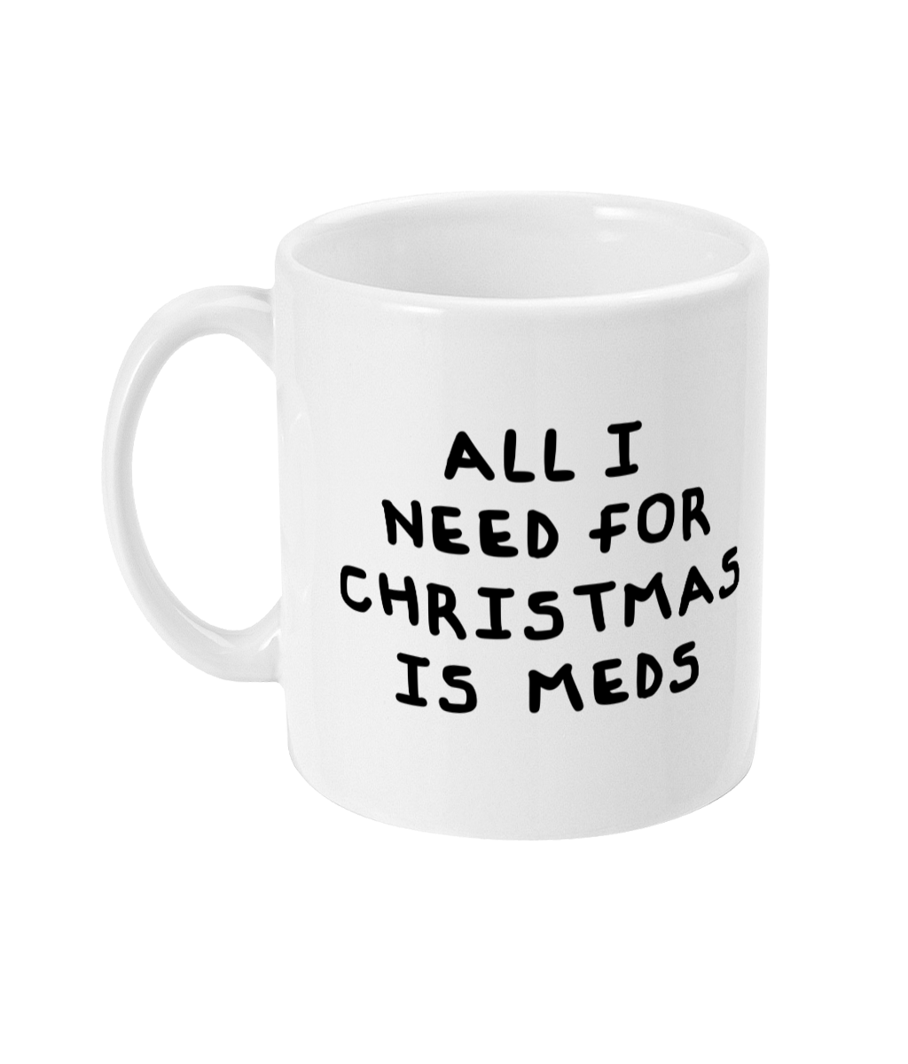 Christmas meds mug