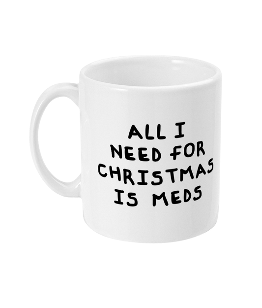 Christmas meds mug