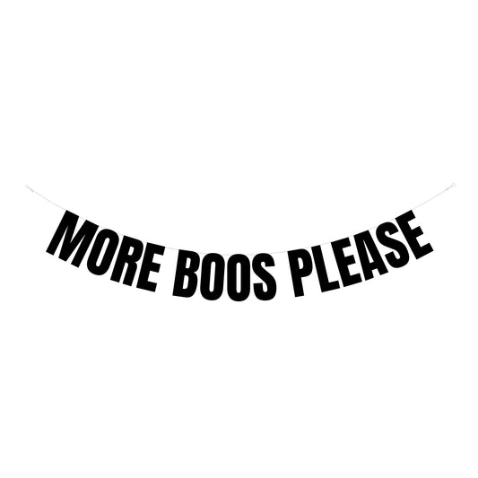 More boos please banner
