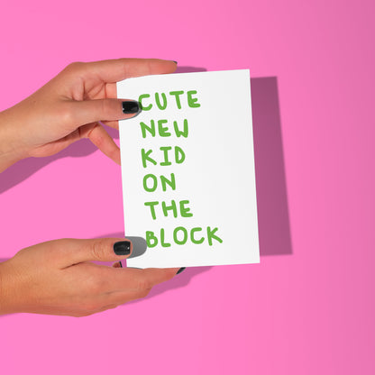 funny baby shower card