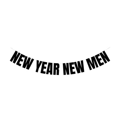 New Year new men banner