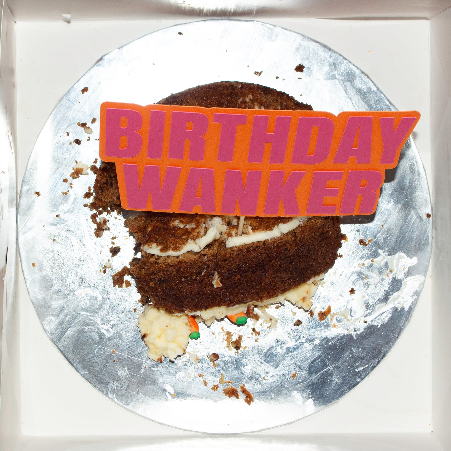 Birthday Wanker Cake Topper