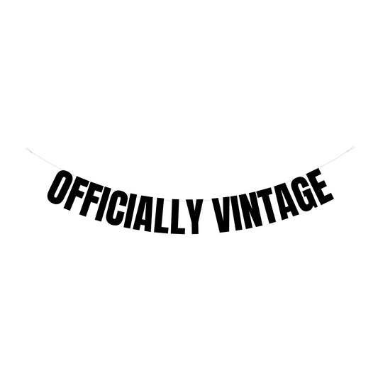 Officially vintage banner