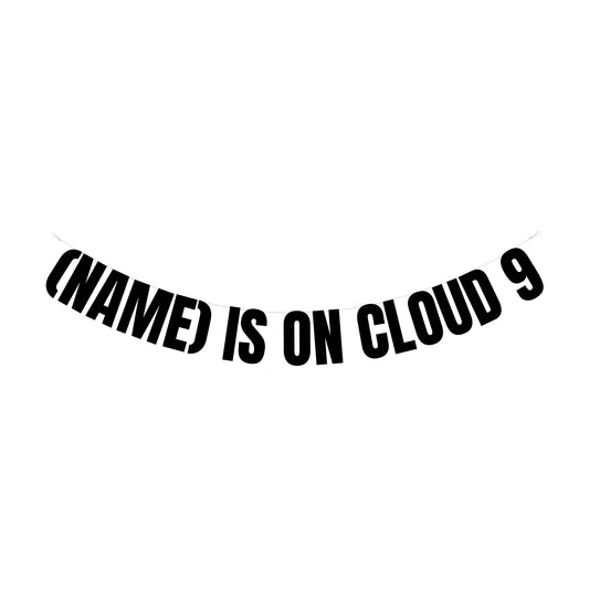 Personalised on cloud 9 banner