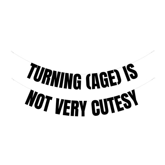 Personalised not very cutesy banner