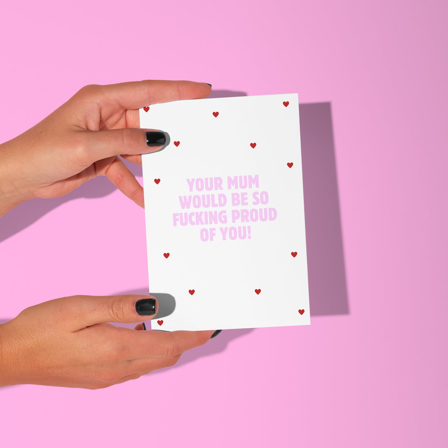 So fucking proud card