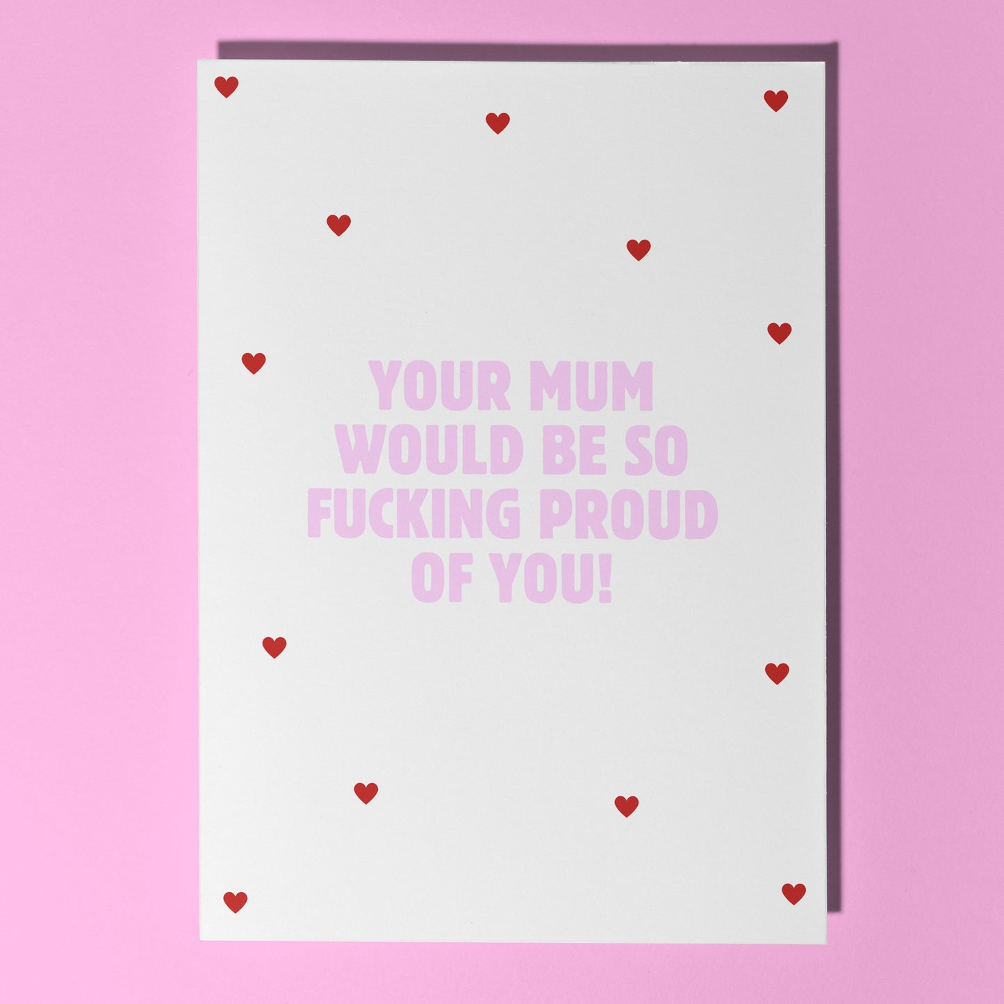 So fucking proud card