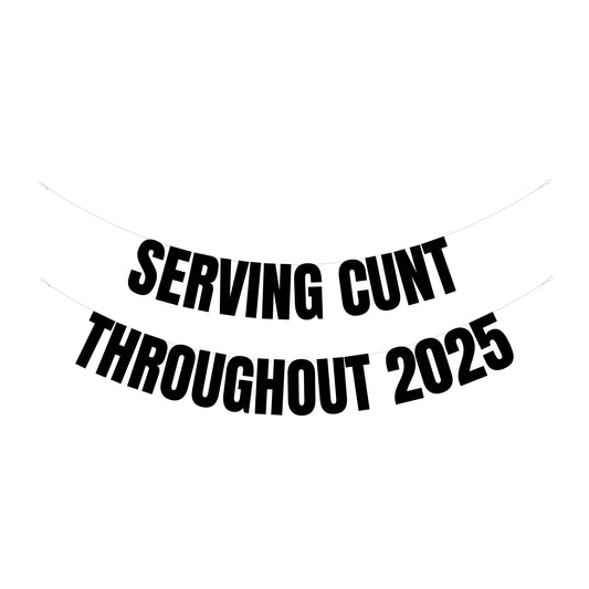 Serving cunt banner