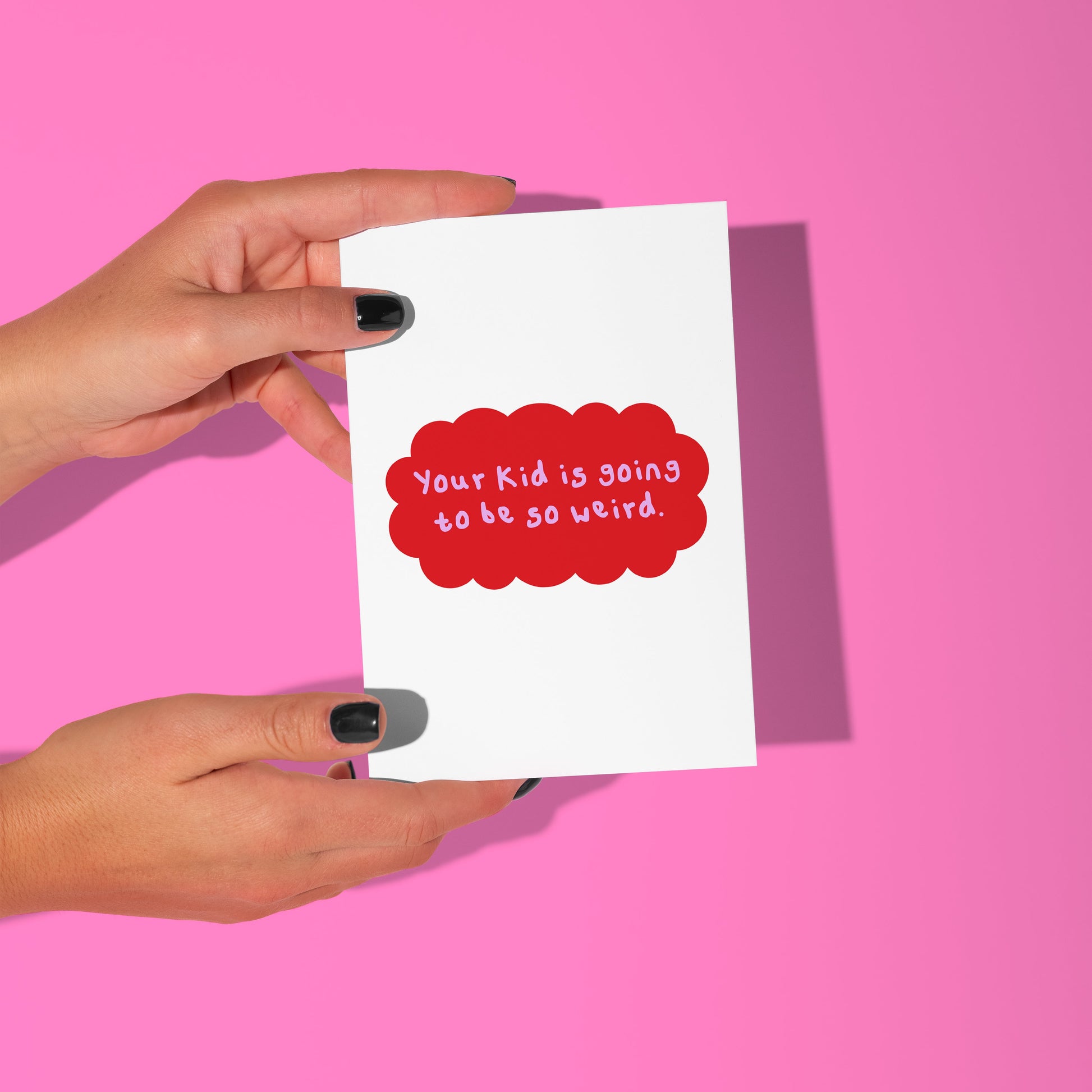 funny baby shower card
