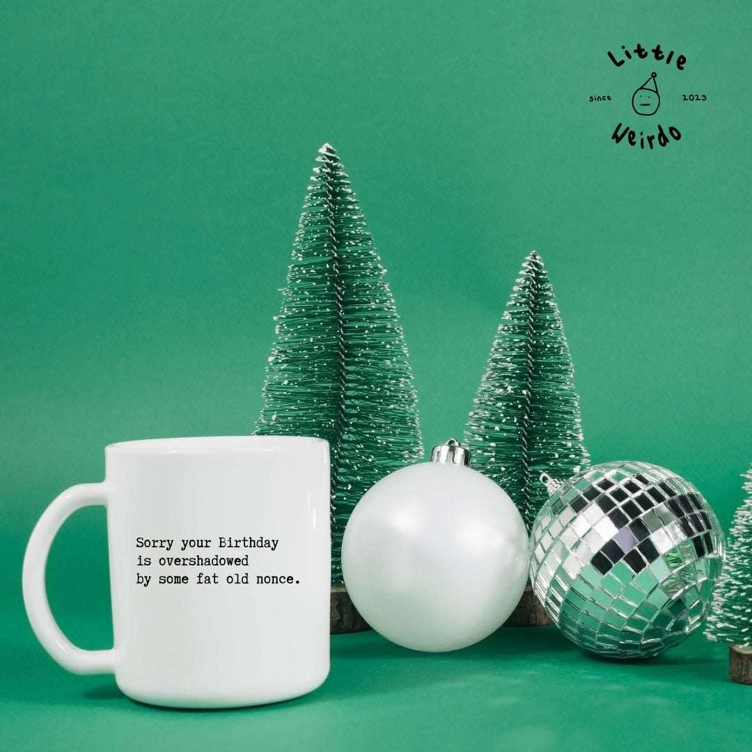 Birthday overshadowed mug