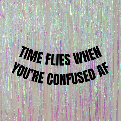 Time flies banner