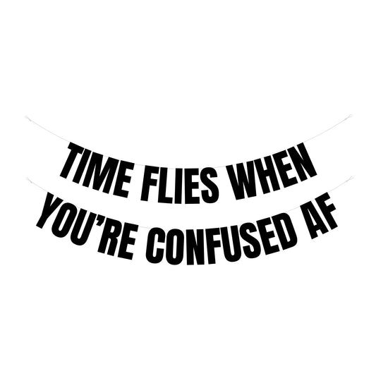 Time flies banner
