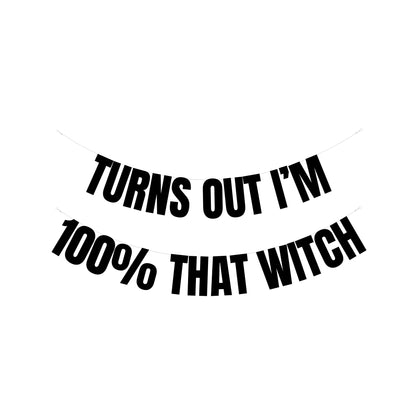 Turns out i'm 100% that witch banner