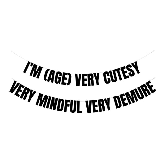 Personalised very cutesy very mindful banner